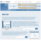 Screenshot der FID-Webseite